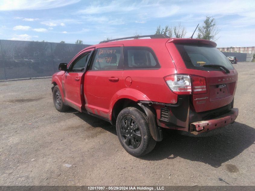 2015 Dodge Journey Se VIN: 3C4PDCAB6FT610744 Lot: 12017097