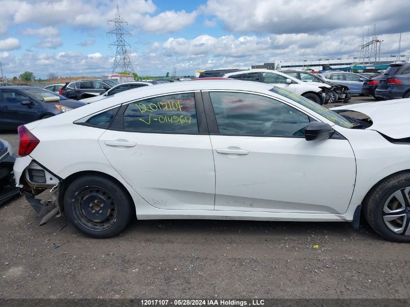 2018 Honda Civic Sedan VIN: 2HGFC2E27JH014564 Lot: 12017107