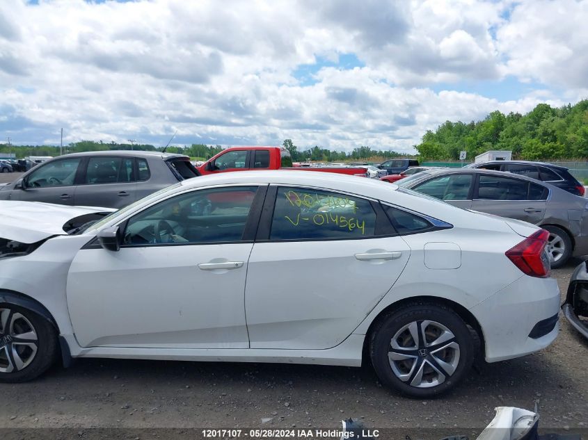 2018 Honda Civic Sedan VIN: 2HGFC2E27JH014564 Lot: 12017107
