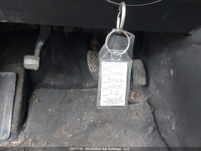 2010 Nissan Rogue Sl VIN: JN8AS5MV3AW121691 Lot: 12017119