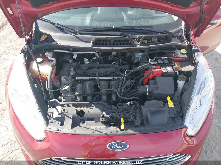 2014 Ford Fiesta Titanium VIN: 3FADP4CJXEM198380 Lot: 12017125