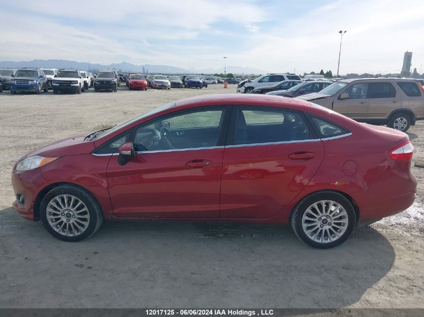 2014 Ford Fiesta Titanium VIN: 3FADP4CJXEM198380 Lot: 12017125