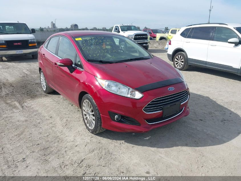 2014 Ford Fiesta Titanium VIN: 3FADP4CJXEM198380 Lot: 12017125