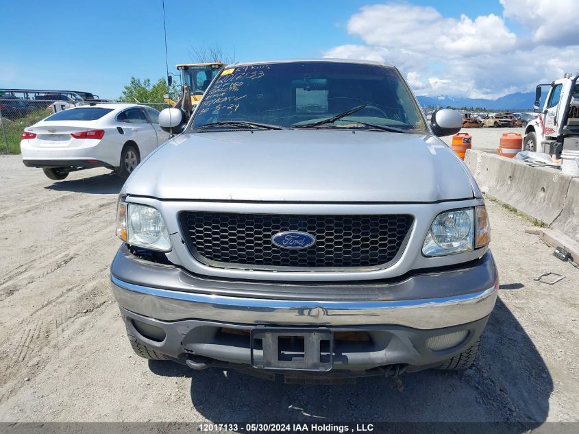 2002 Ford F150 VIN: 2FTRX18L32CA22996 Lot: 12017133