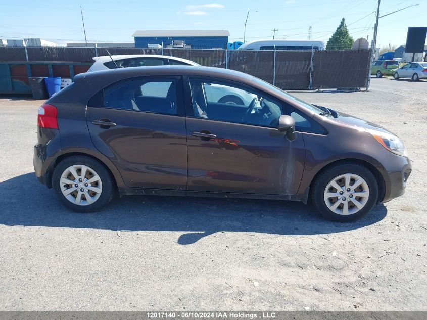 2012 Kia Rio VIN: KNADM5A35C6712420 Lot: 12017140