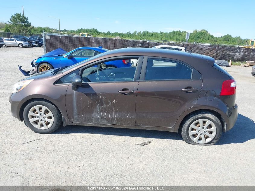 2012 Kia Rio VIN: KNADM5A35C6712420 Lot: 12017140