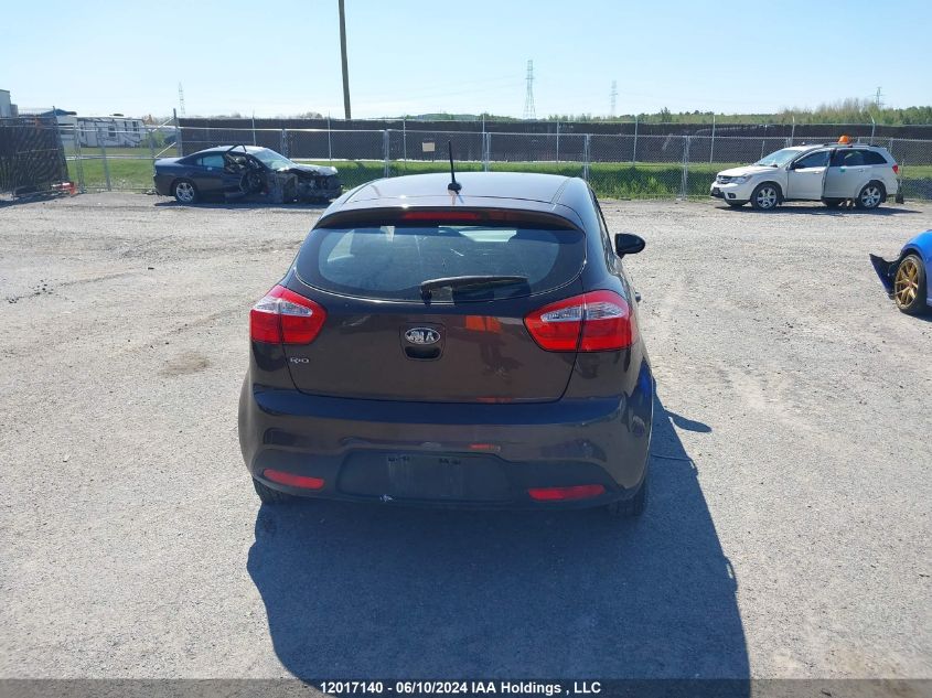 2012 Kia Rio VIN: KNADM5A35C6712420 Lot: 12017140