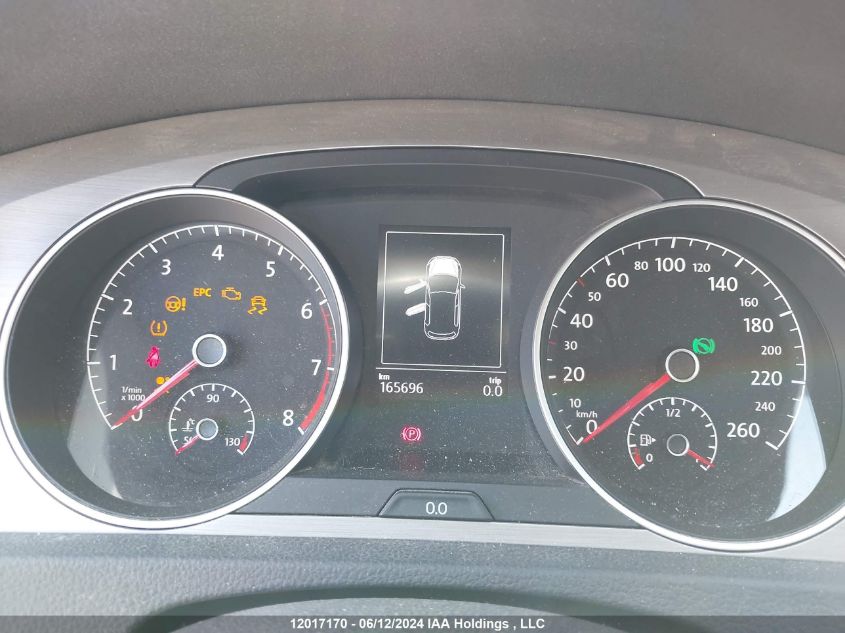 2017 Volkswagen Golf S/Wolfsburg/Se/Sel VIN: 3VW217AU0HM038110 Lot: 12017170