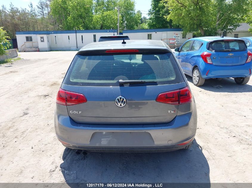 2017 Volkswagen Golf S/Wolfsburg/Se/Sel VIN: 3VW217AU0HM038110 Lot: 12017170