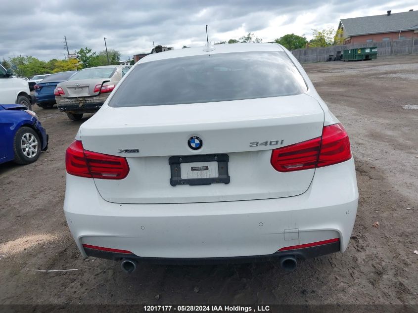 2018 BMW 340 Xi VIN: WBA8B7C51JA245881 Lot: 12017177