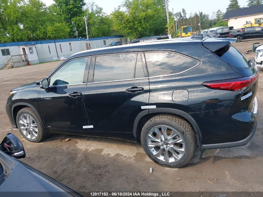 2020 Toyota Highlander Hybrid Limited VIN: 5TDDBRCH7LS002119 Lot: 12017182