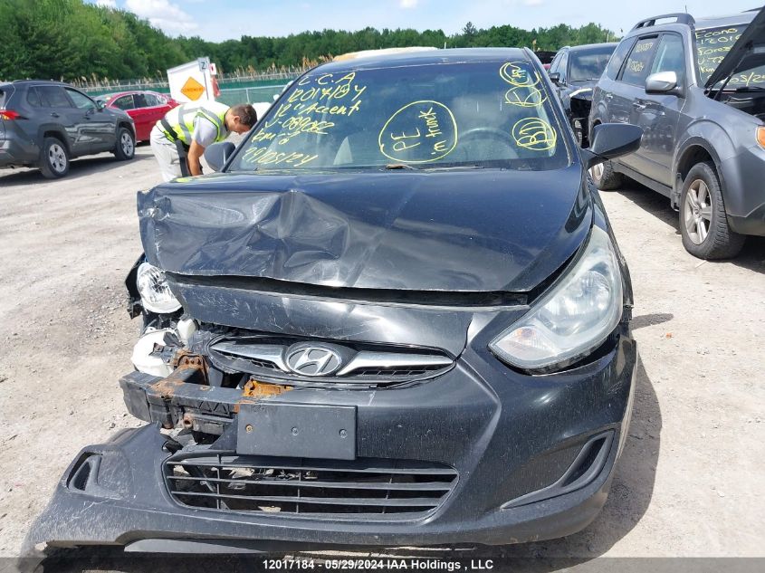 2012 Hyundai Accent Gls/Gs VIN: KMHCT4AE5CU089062 Lot: 12017184