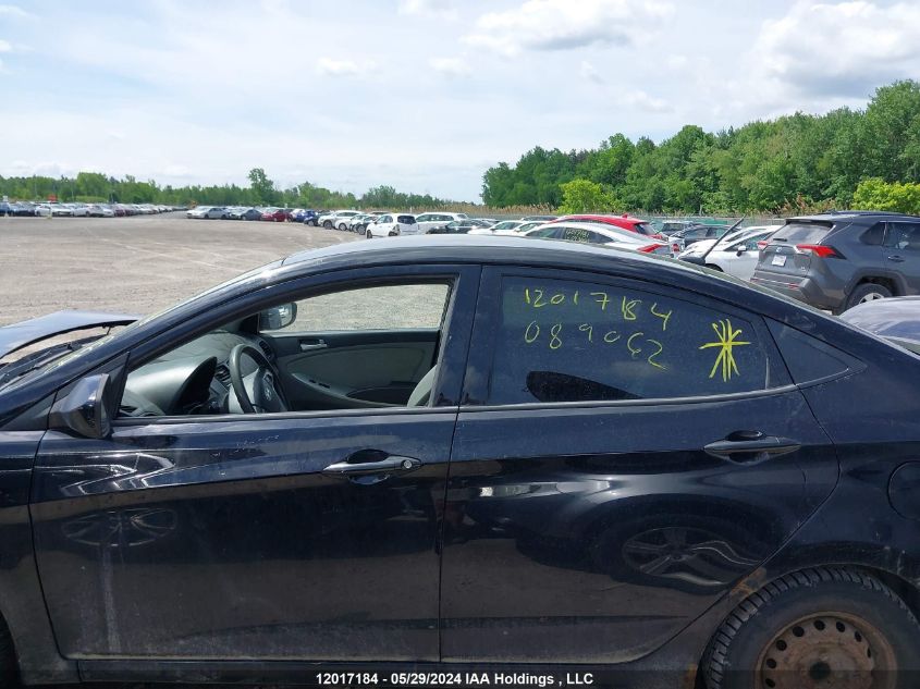 2012 Hyundai Accent Gls/Gs VIN: KMHCT4AE5CU089062 Lot: 12017184