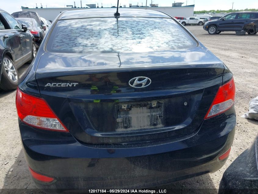 2012 Hyundai Accent Gls/Gs VIN: KMHCT4AE5CU089062 Lot: 12017184