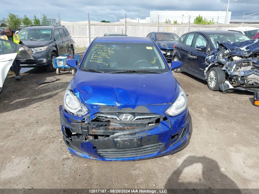 2012 Hyundai Accent VIN: KMHCT5AE5CU043916 Lot: 12017187