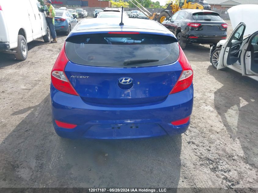 2012 Hyundai Accent VIN: KMHCT5AE5CU043916 Lot: 12017187