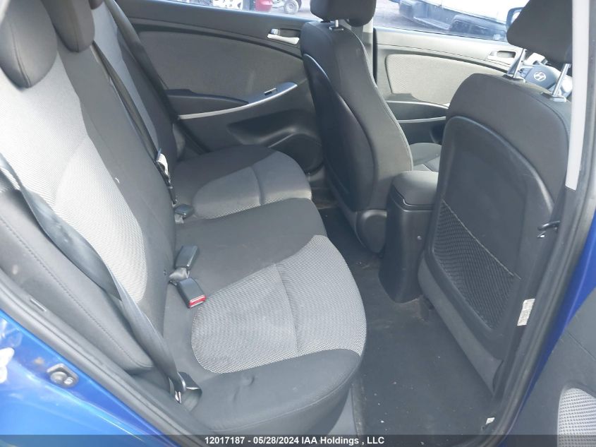 2012 Hyundai Accent VIN: KMHCT5AE5CU043916 Lot: 12017187