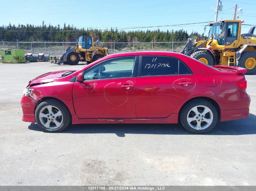 2011 Toyota Corolla VIN: 2T1BU4EE1BC686955 Lot: 12017188