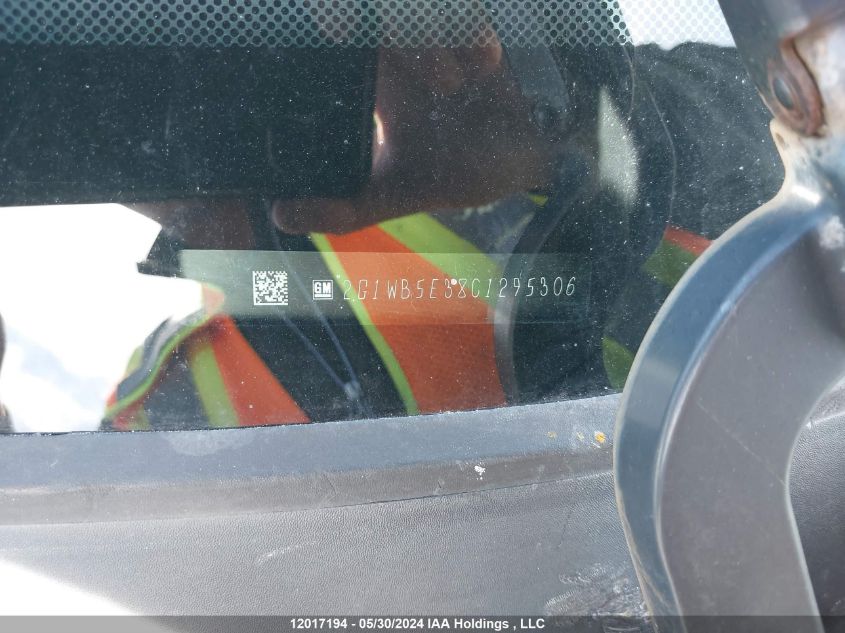 2012 Chevrolet Impala Lt VIN: 2G1WB5E38C1295306 Lot: 12017194