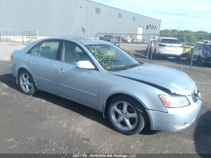 2006 Hyundai Sonata VIN: 5NPET46F06H054121 Lot: 12017195