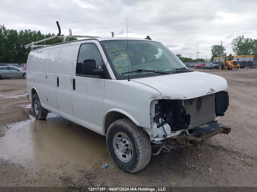 2020 Chevrolet Express Cargo Van VIN: 1GCWGBFP9L1135160 Lot: 12017197