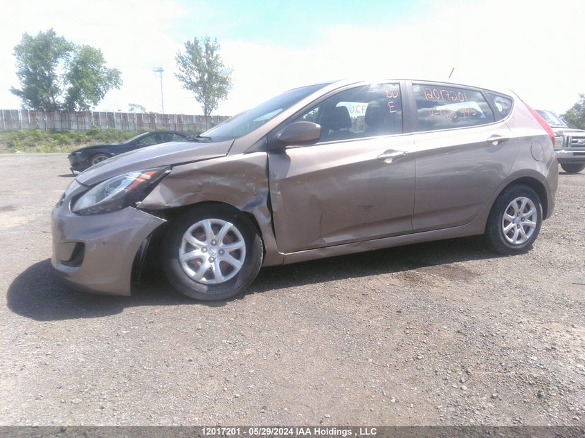 2012 Hyundai Accent Gls/Gs VIN: KMHCT5AEXCU025945 Lot: 12017201