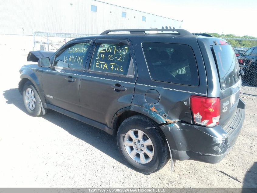 2008 Mazda Tribute I VIN: 4F2CZ02Z48KM17118 Lot: 12017207