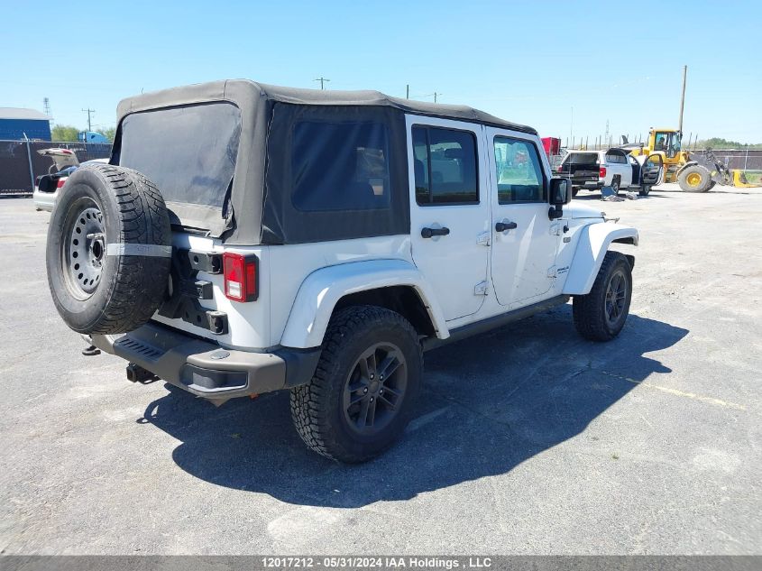 2017 Jeep Wrangler Unlimited Sahara VIN: 1C4BJWEG3HL539351 Lot: 12017212