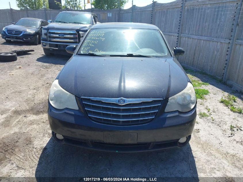 2010 Chrysler Sebring Limited VIN: 1C3CC5FV0AN194302 Lot: 12017219