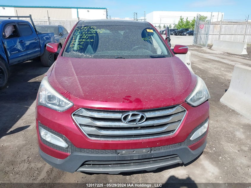 2013 Hyundai Santa Fe Sport 2.0T Se VIN: 5XYZUDLA8DG033609 Lot: 12017225