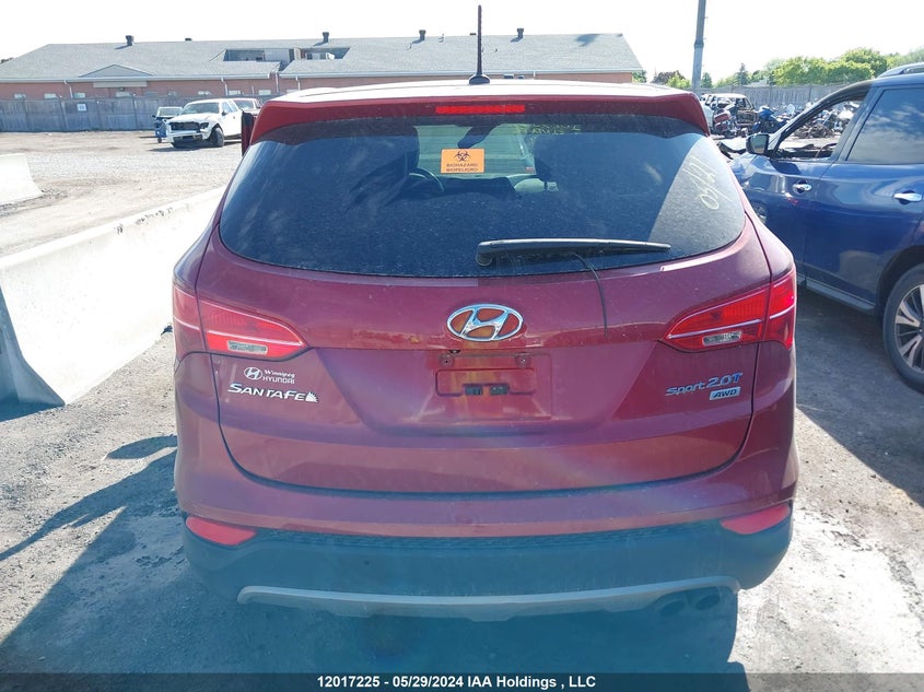 2013 Hyundai Santa Fe Sport 2.0T Se VIN: 5XYZUDLA8DG033609 Lot: 12017225