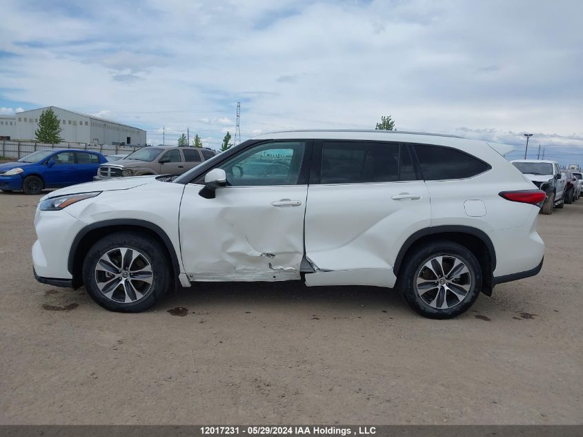 2020 Toyota Highlander Xle VIN: 5TDGZRBH6LS501570 Lot: 12017231