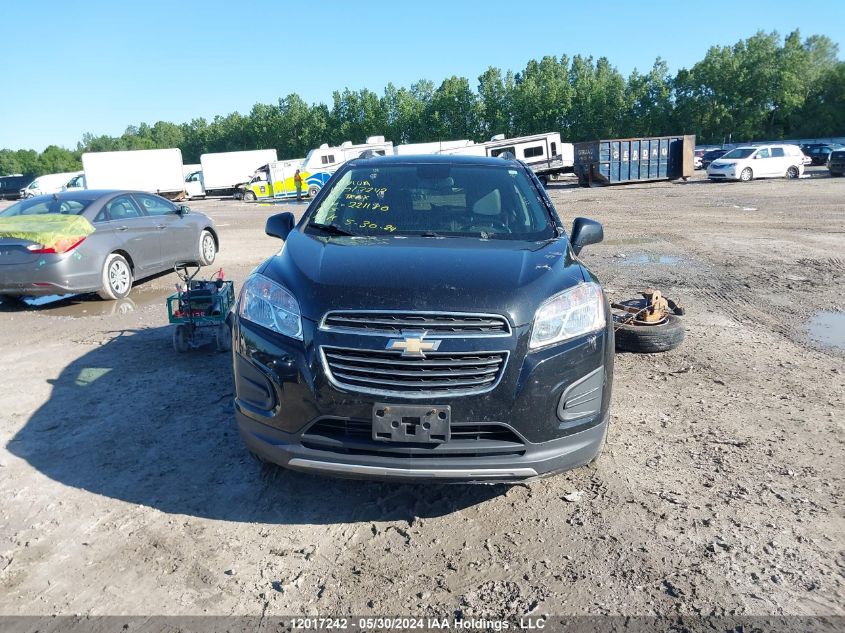 2016 Chevrolet Trax VIN: 3GNCJPSB5GL221180 Lot: 12017242