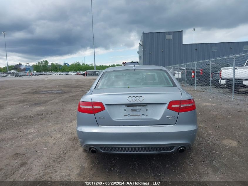 2010 Audi A6 Quattro VIN: WAUPGCFB6AN051119 Lot: 12017249