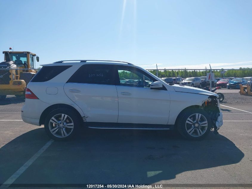 2013 Mercedes-Benz Ml-Class VIN: 4JGDA2EB4DA225733 Lot: 12017254