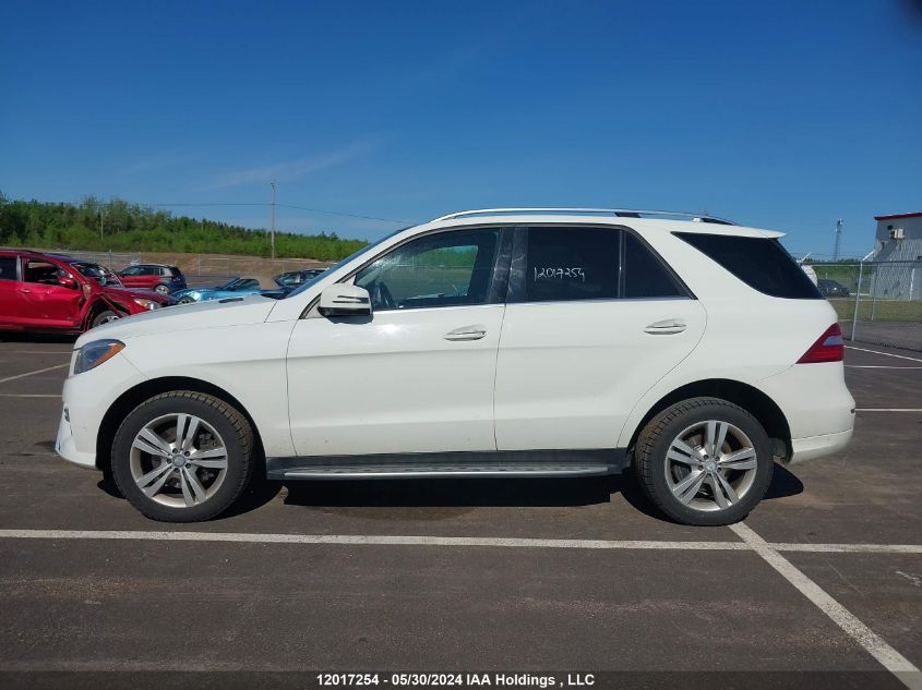 2013 Mercedes-Benz Ml-Class VIN: 4JGDA2EB4DA225733 Lot: 12017254