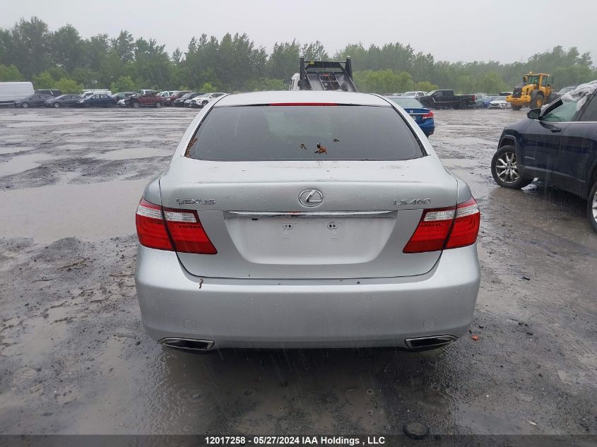 2007 Lexus Ls 460 VIN: JTHBL46F775030014 Lot: 12017258