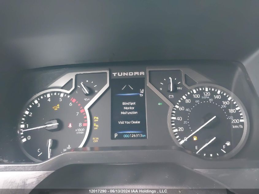 2022 Toyota Tundra Crewmax Sr5 VIN: 5TFLA5ECXNX001066 Lot: 12017290