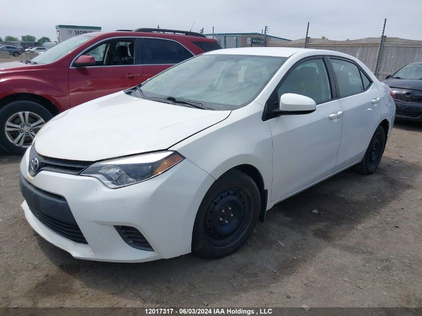 2015 Toyota Corolla L/Le/Le Pls/Prm/S/S Pls VIN: 2T1BURHE8FC310185 Lot: 12017317