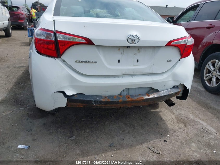 2015 Toyota Corolla L/Le/Le Pls/Prm/S/S Pls VIN: 2T1BURHE8FC310185 Lot: 12017317