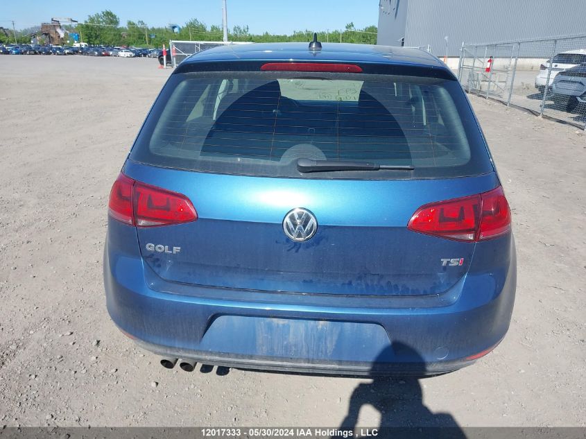 2017 Volkswagen Golf VIN: 3VW217AU4HM047697 Lot: 12017333