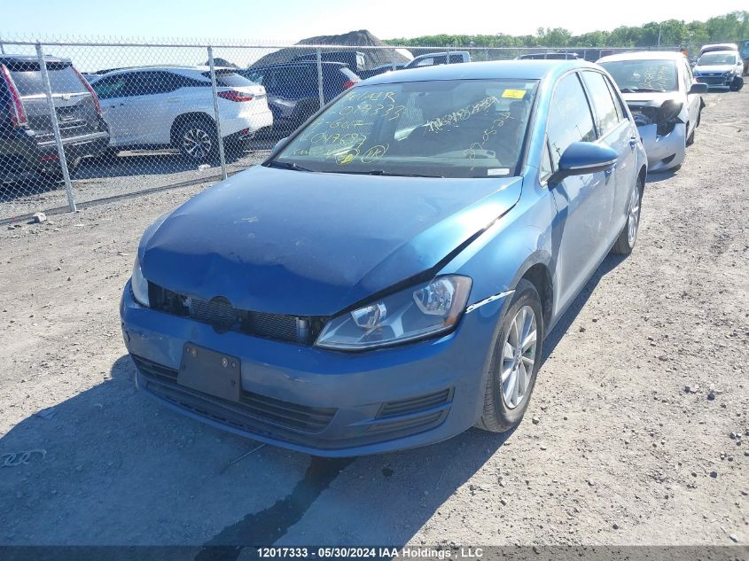 2017 Volkswagen Golf VIN: 3VW217AU4HM047697 Lot: 12017333