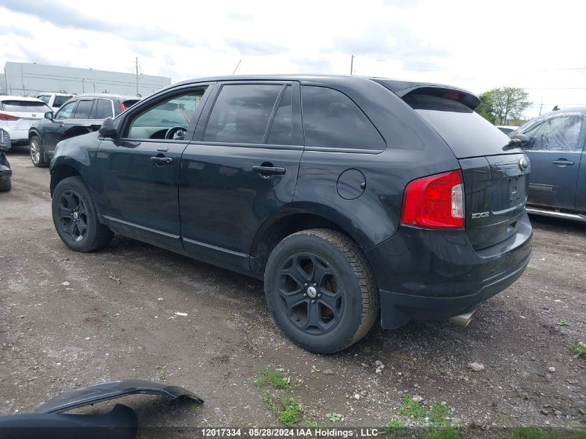 2013 Ford Edge Sel VIN: 2FMDK3JC1DBE27130 Lot: 12017334