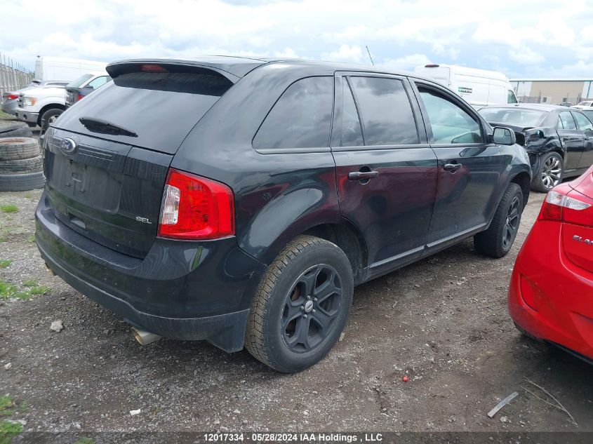 2013 Ford Edge Sel VIN: 2FMDK3JC1DBE27130 Lot: 12017334