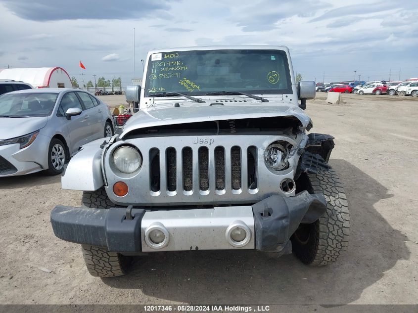 2011 Jeep Wrangler Sahara VIN: 1J4AA5D1XBL595291 Lot: 12017346