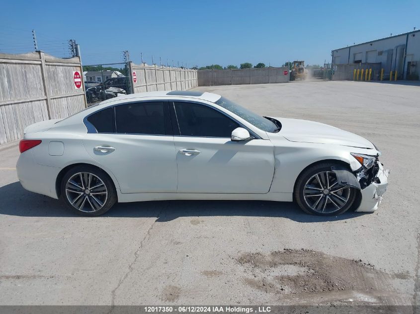 2015 Infiniti Q50 VIN: JN1BV7AR6FM417398 Lot: 12017350