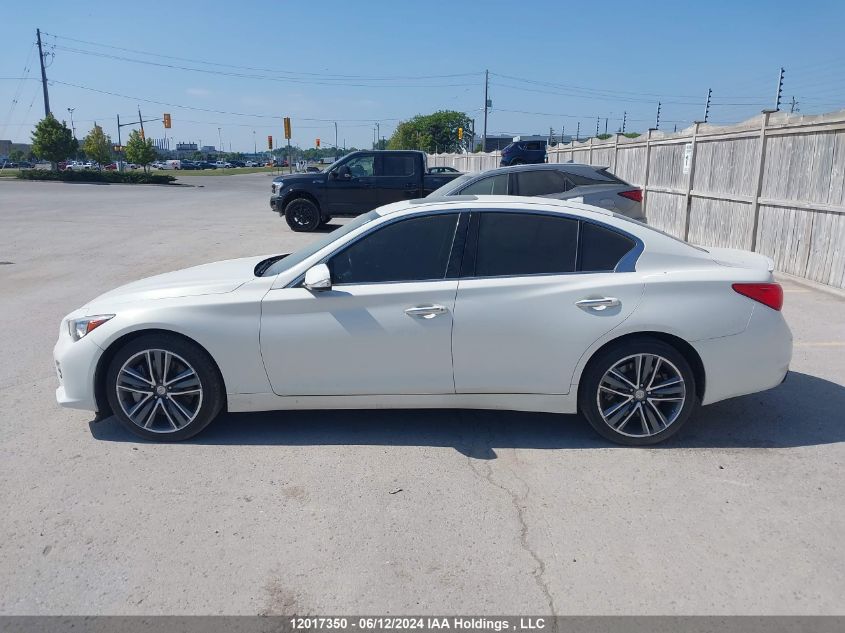 2015 Infiniti Q50 VIN: JN1BV7AR6FM417398 Lot: 12017350