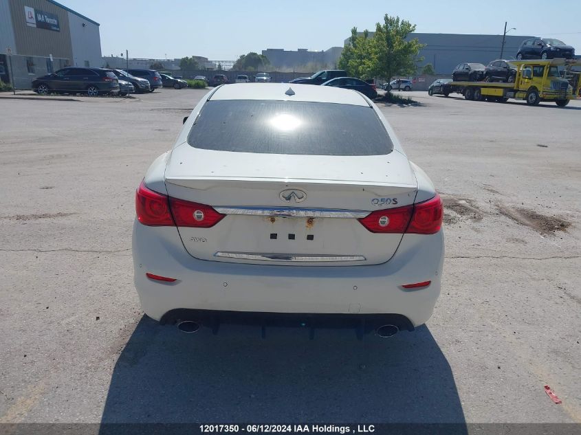 2015 Infiniti Q50 VIN: JN1BV7AR6FM417398 Lot: 12017350