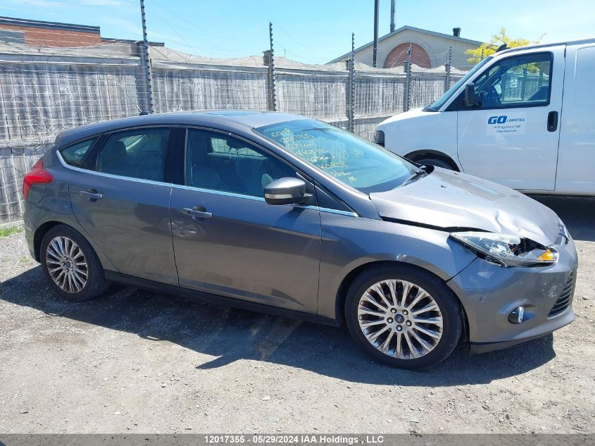 2012 Ford Focus Titanium VIN: 1FAHP3N22CL164711 Lot: 12017355