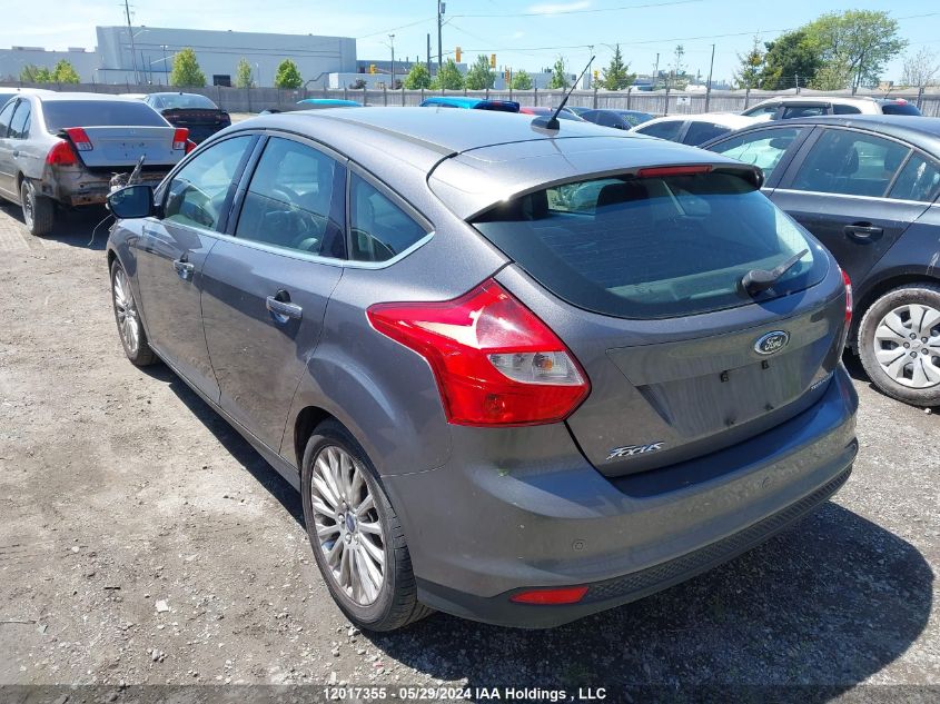 2012 Ford Focus Titanium VIN: 1FAHP3N22CL164711 Lot: 12017355